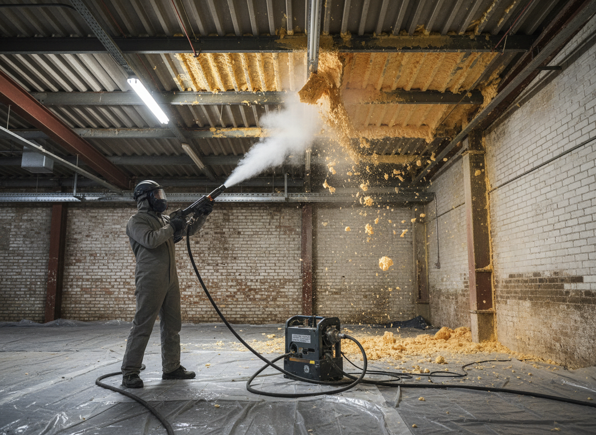 Dry Ice Blasting Spray Foam Removal in Croydon, Greater London