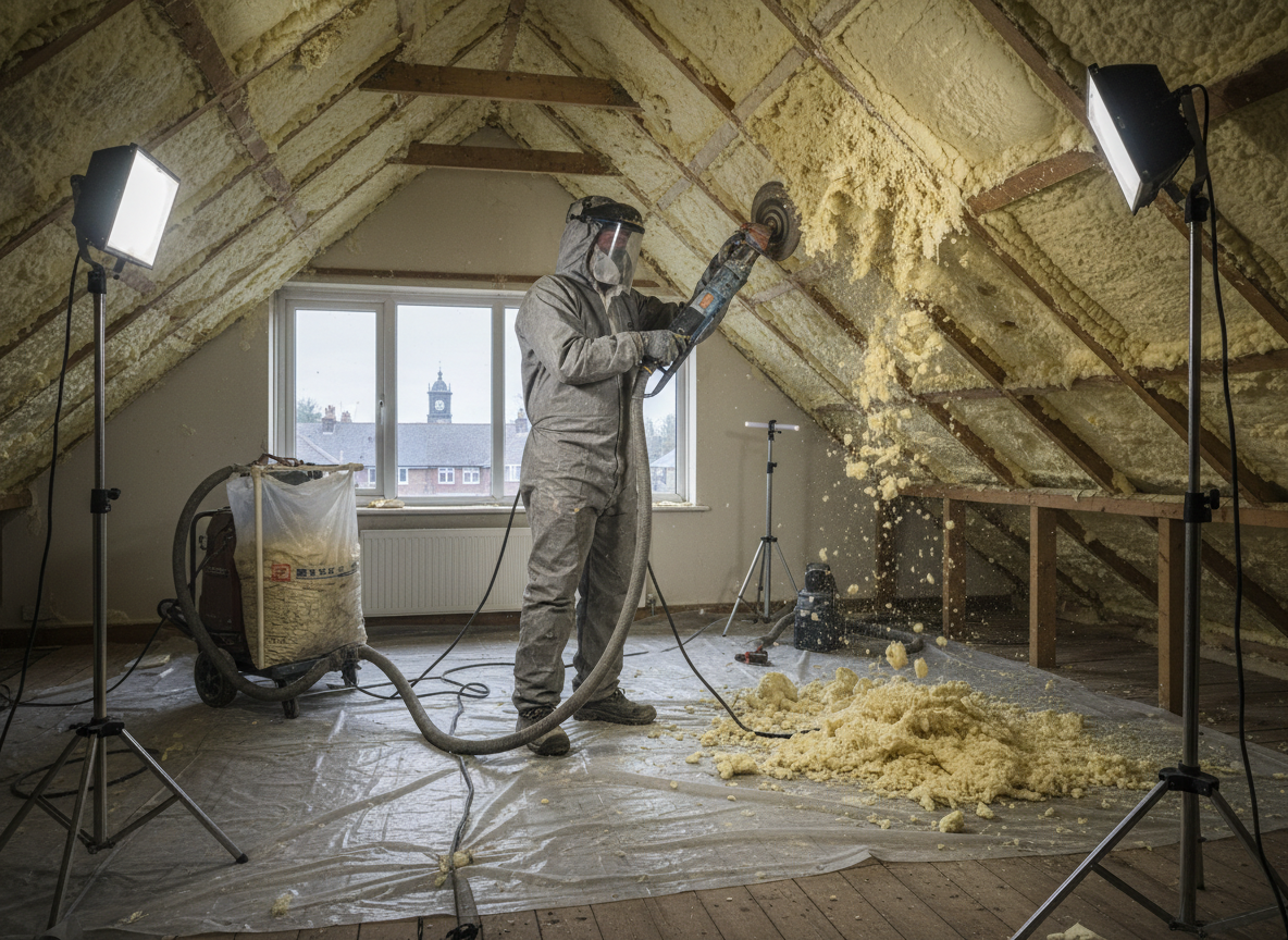 Thermal Spray Foam Removal in Croydon, Greater London